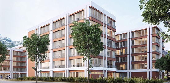 Siegerprojekt «Drei Bünde»: Implenia Schweiz AG / D. Jüngling + A. Hagmann, Chur.
