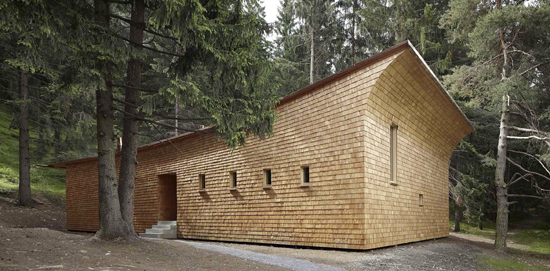 Auszeichnung: Tegia da vaut Plong Vaschnaus in Domat/Ems von Gion A. Caminada, Vrin, 2013. (Bild: Ralph Feiner, Malans)
