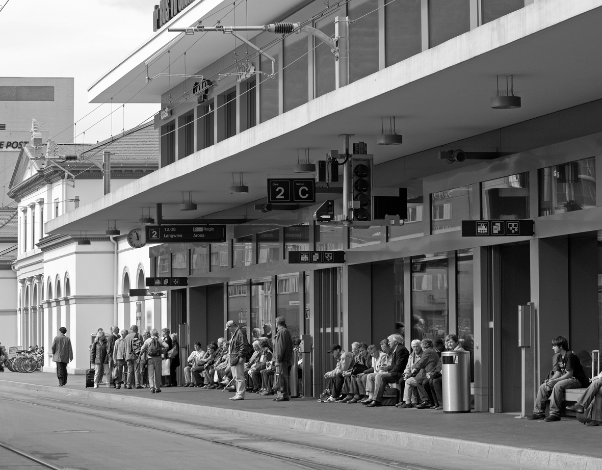 Besondere Erwähnung: Bahnhof, Erweiterung, in Chur von Conradin Clavuot, Chur, 2008. (Bild: Ralph Feiner, Malans)