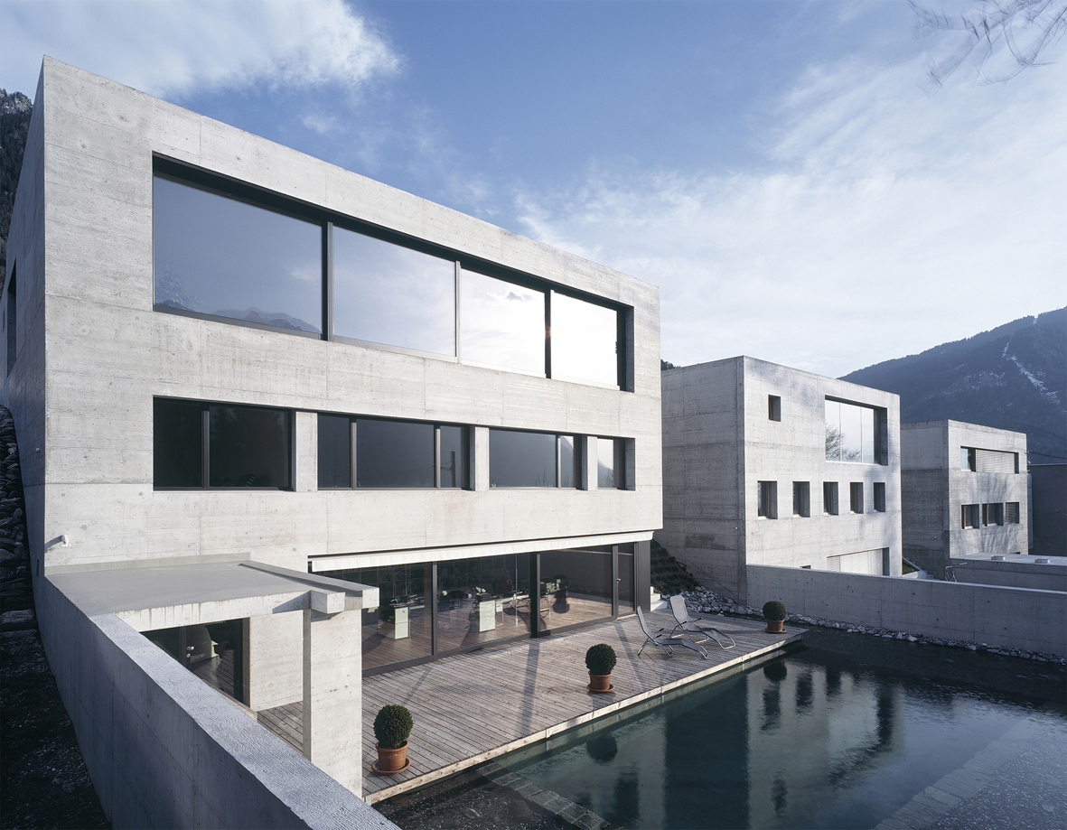 Besondere Erwähnung: Wohnhaus im Siedlungskontext in Chur von Monika Geissler, Chur, 2007. (Bild: Lucia Degonda, Rabius/Zürich)