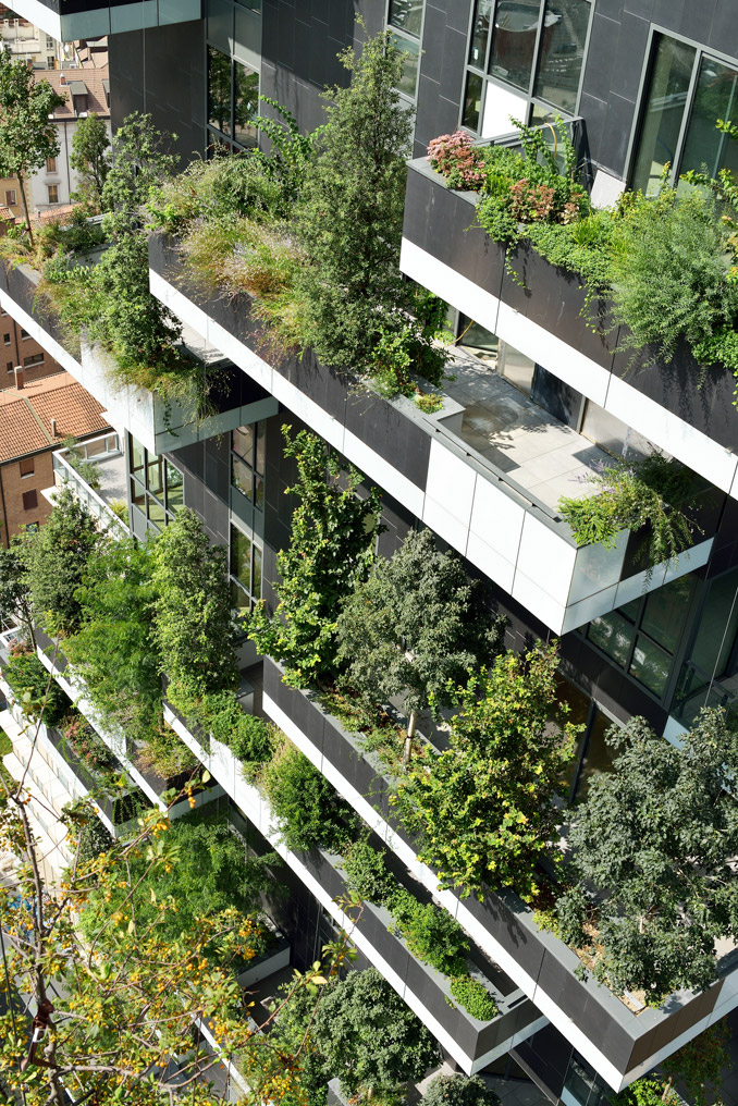 Siegerprojekt: Bosco Verticale, Mailand. Architekten: Boeri Studio. (Foto: Kirsten Bucher)