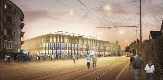Mit dem Projekt «Hypodrom» setzte sich das Architekturbüro Burkard Meyer im Architekturwettbewerb gegen ein internationales Teilnehmerfeld durch.