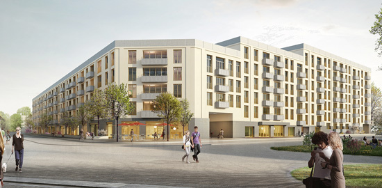 Siegerprojekt von Müller Sigrist Architekten AG, Zürich und Westpol Landschaftsarchitektur GmbH, Basel.