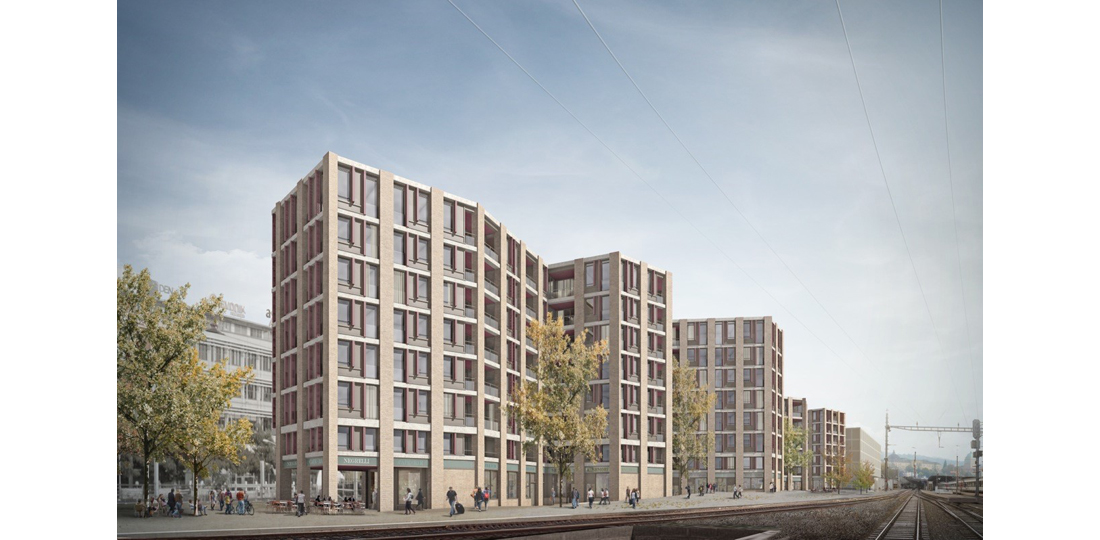 Areal Zollstrasse Ost, Siegerprojekt Wohnen von Esch Sintzel Architekten, Zürich.