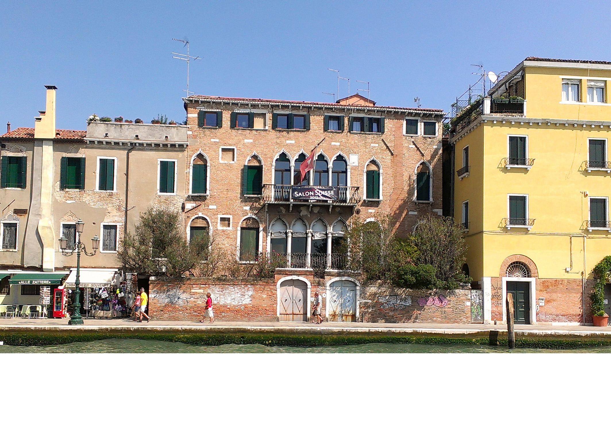Der Palazzo Trevisan degli Ulivi in Venedig, wo die Veranstaltungen des «Salon Suisse» 2014 stattfanden. (Foto: Swiss Arts Council Pro Helvetia)
