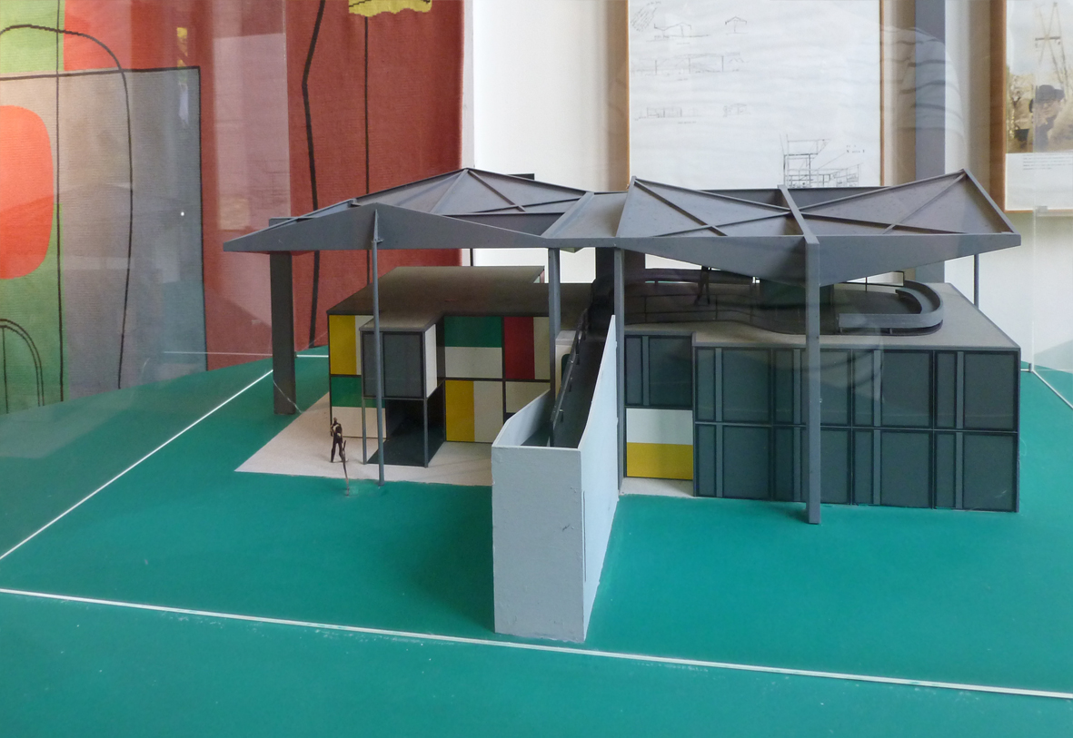 Ausstellungsstück: Modell des Centre Le Corbusier / Museum Heidi Weber