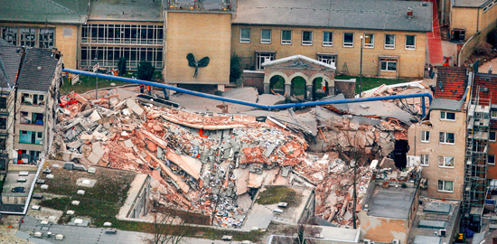 Einsturz des Historischen Archivs der Stadt Köln, 2009.