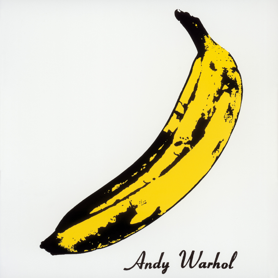 Das Bananenmotiv zur Plattenhülle von «The Velvet Underground» (1966/67).