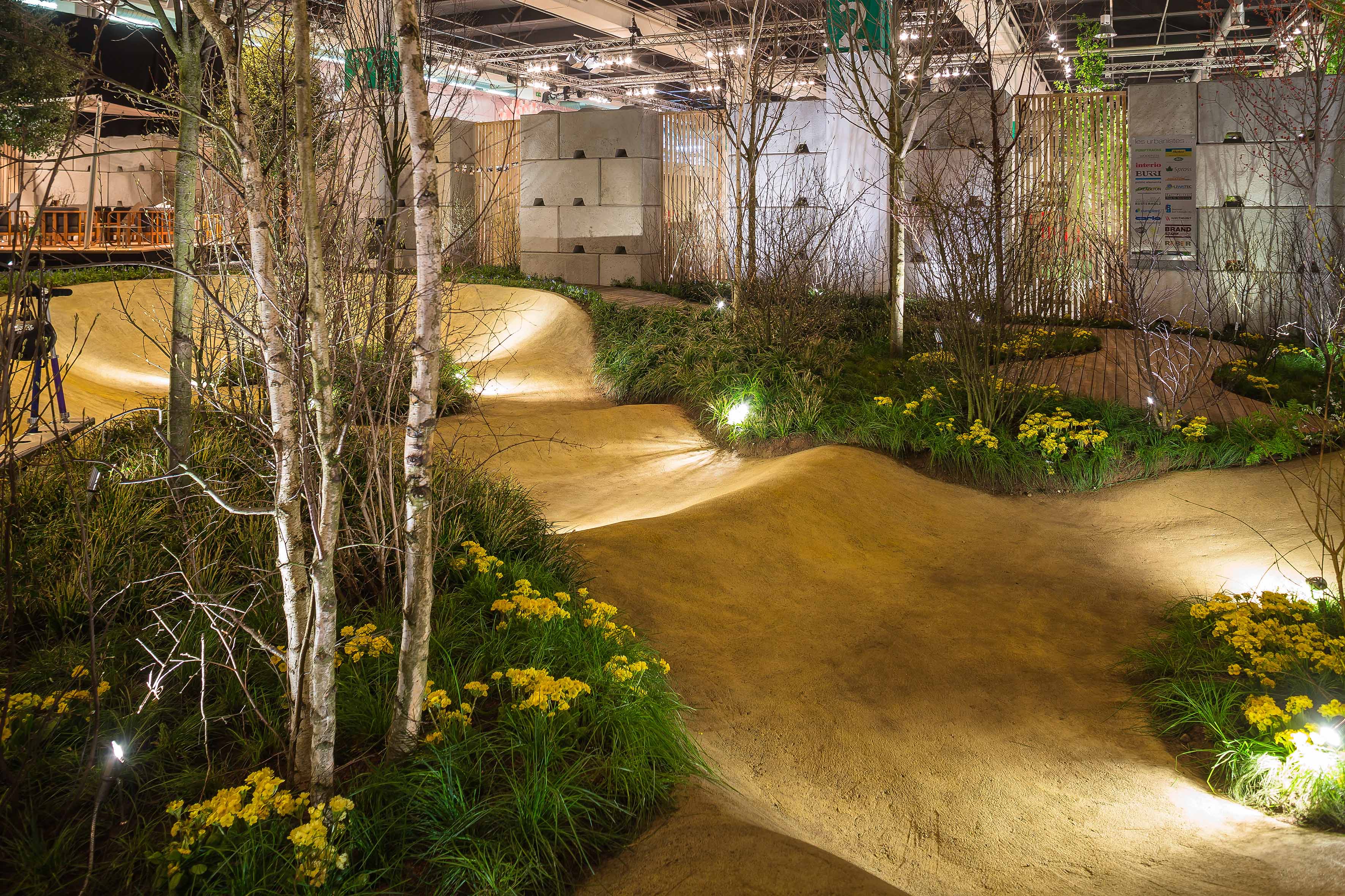 Giardina Gold Award 2015, Kategorie Sonderschau Garten: Innenhofprojekt «Treff.Hof» von Les Urbanistes (Foto: Giardina)