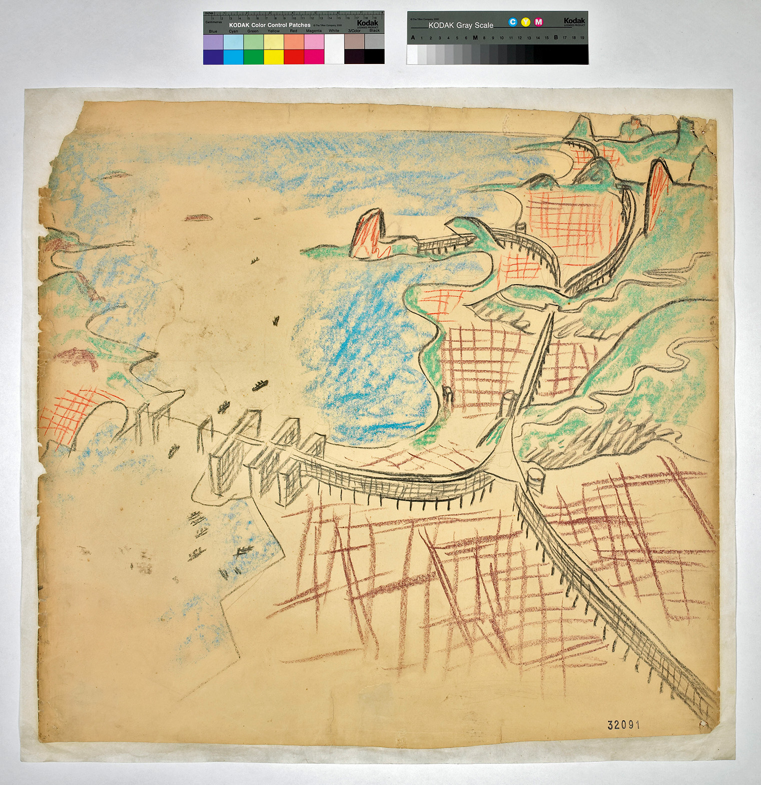 Le Corbusier, Rio de Janeiro: progetto urbanistico 1929 Plan FLS 32091. (Disegno: � FLC/Pro Litteris, 2015)