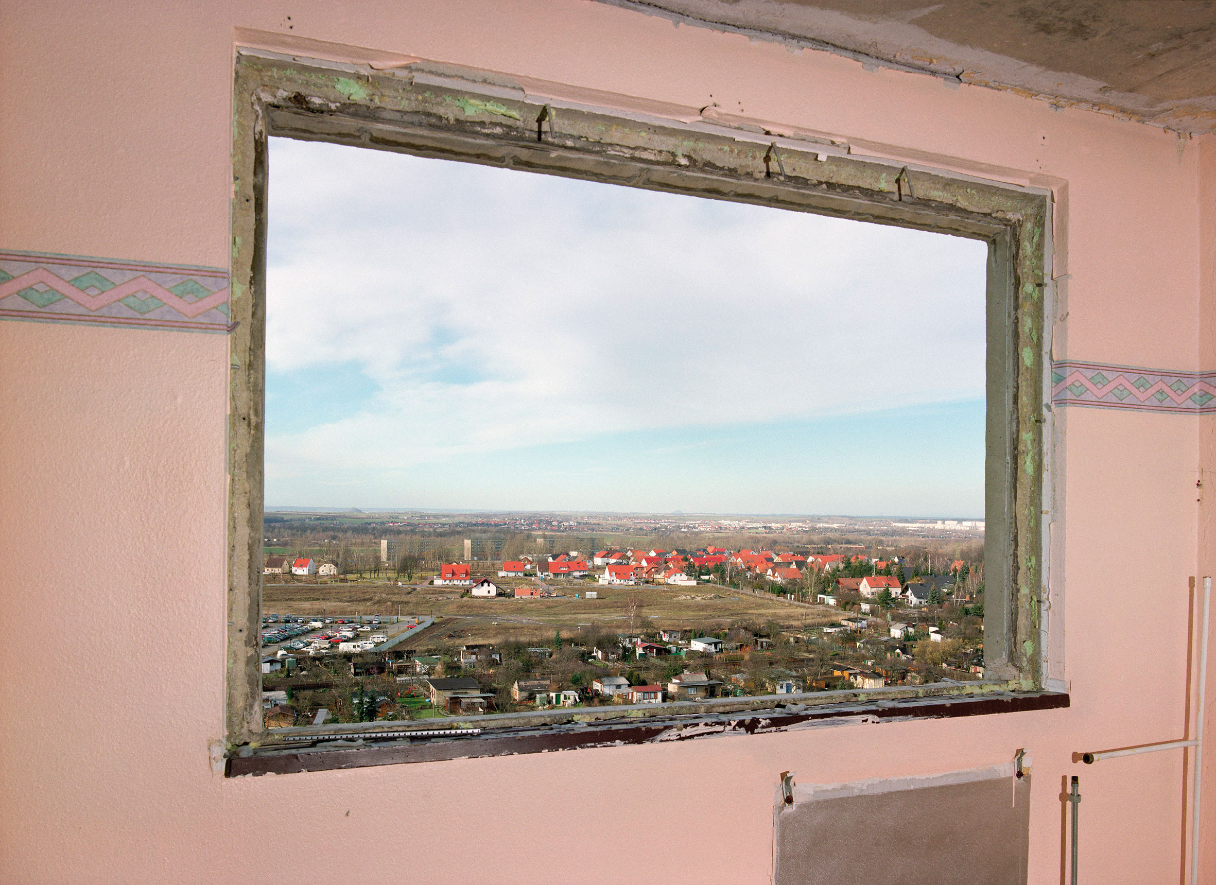 Halle, vue du Mansfelder Land, 2002