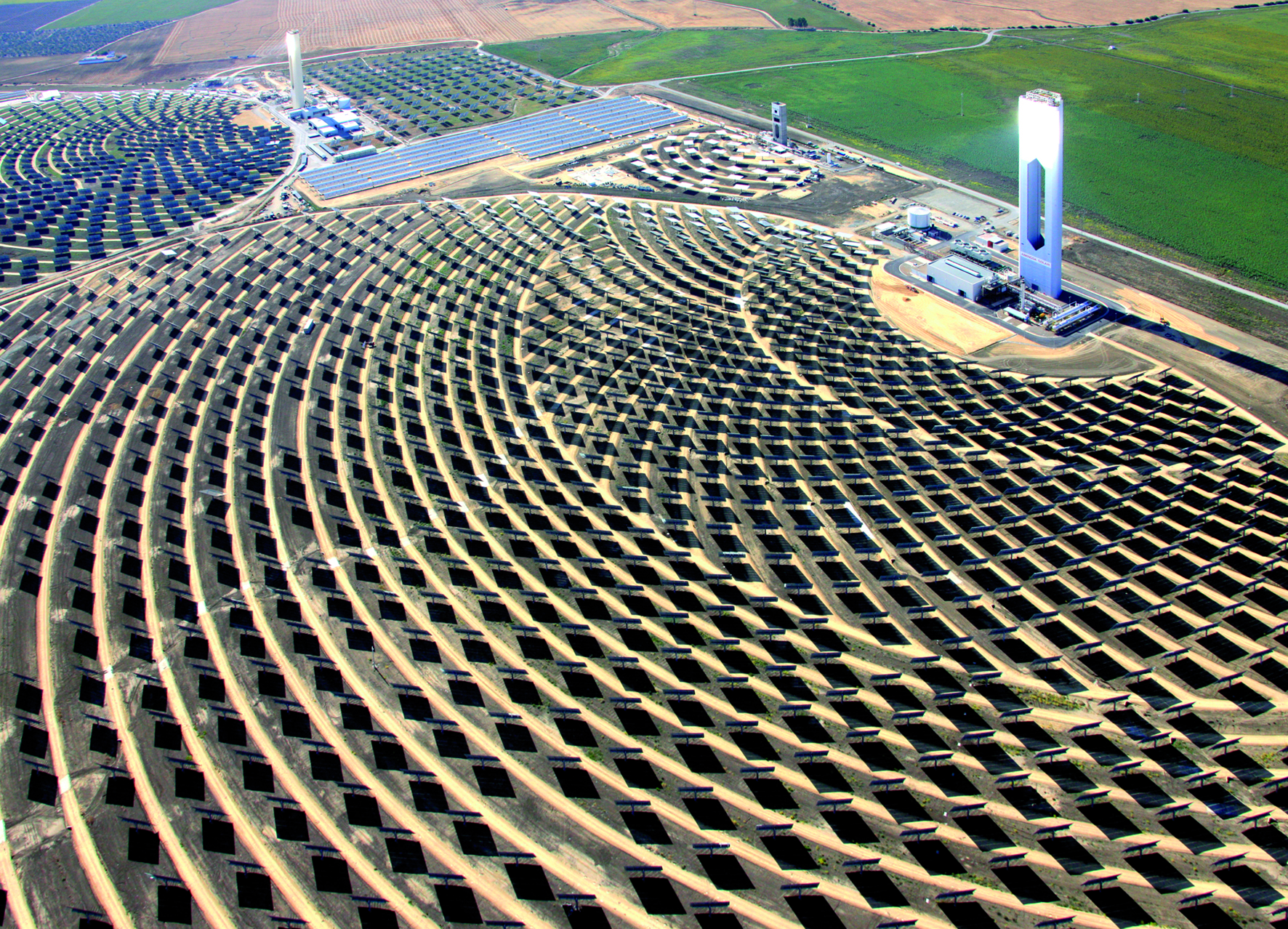 Tour solaire près de Séville, Espagne