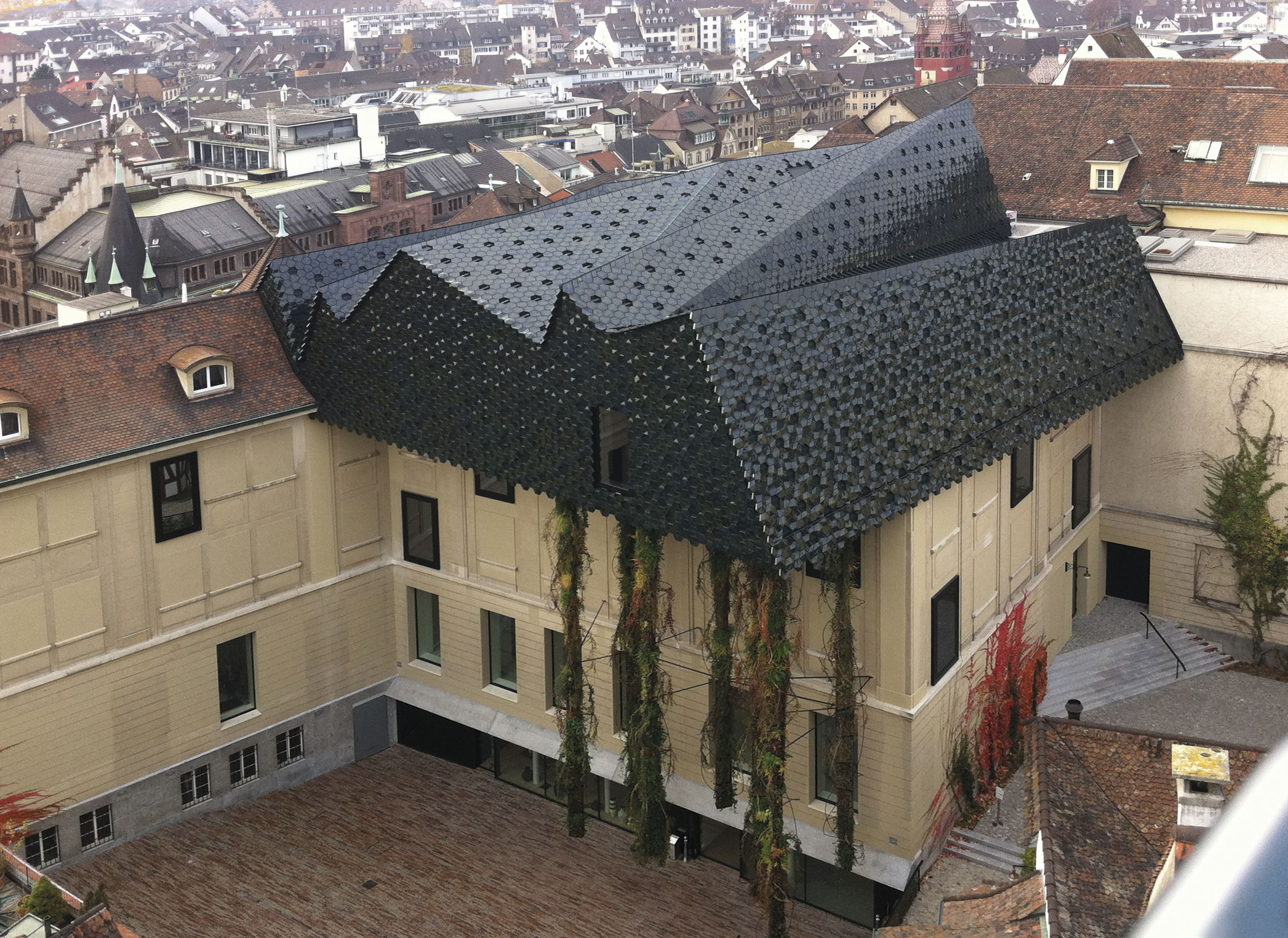Vue aérienne sur le Musée des cultures