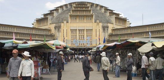 Le marché avant sa rénovation