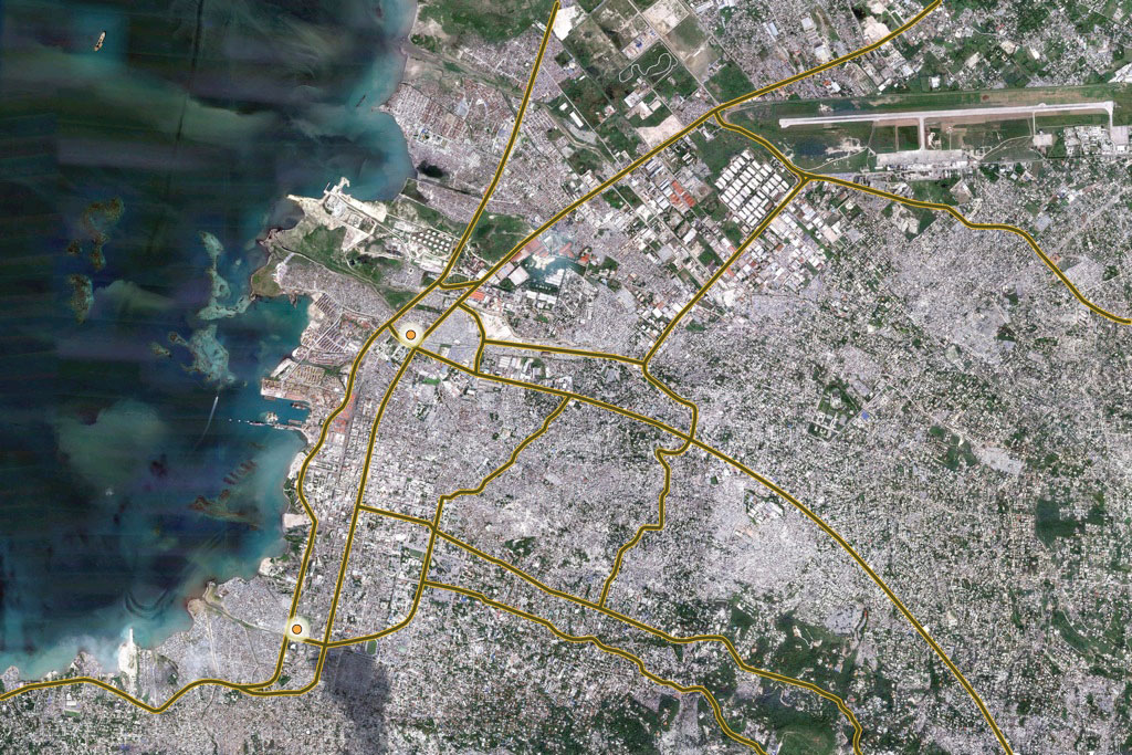 Port-au-Prince, tracé des avenues