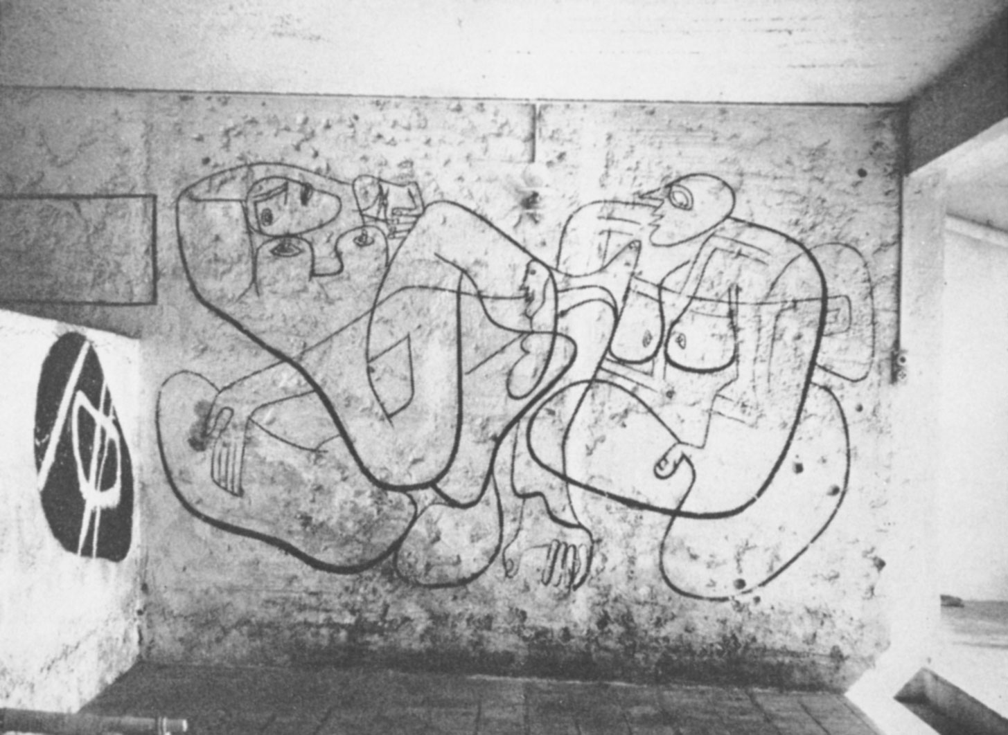 Le Corbusier, Three Women (Graffite à Cap Martin)