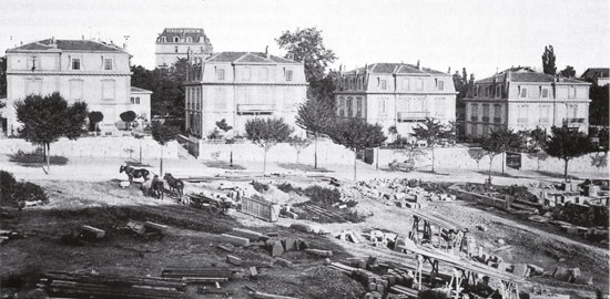 Villas urbaines de Charles Mauerhofer à Georgette, Lausanne, 1873