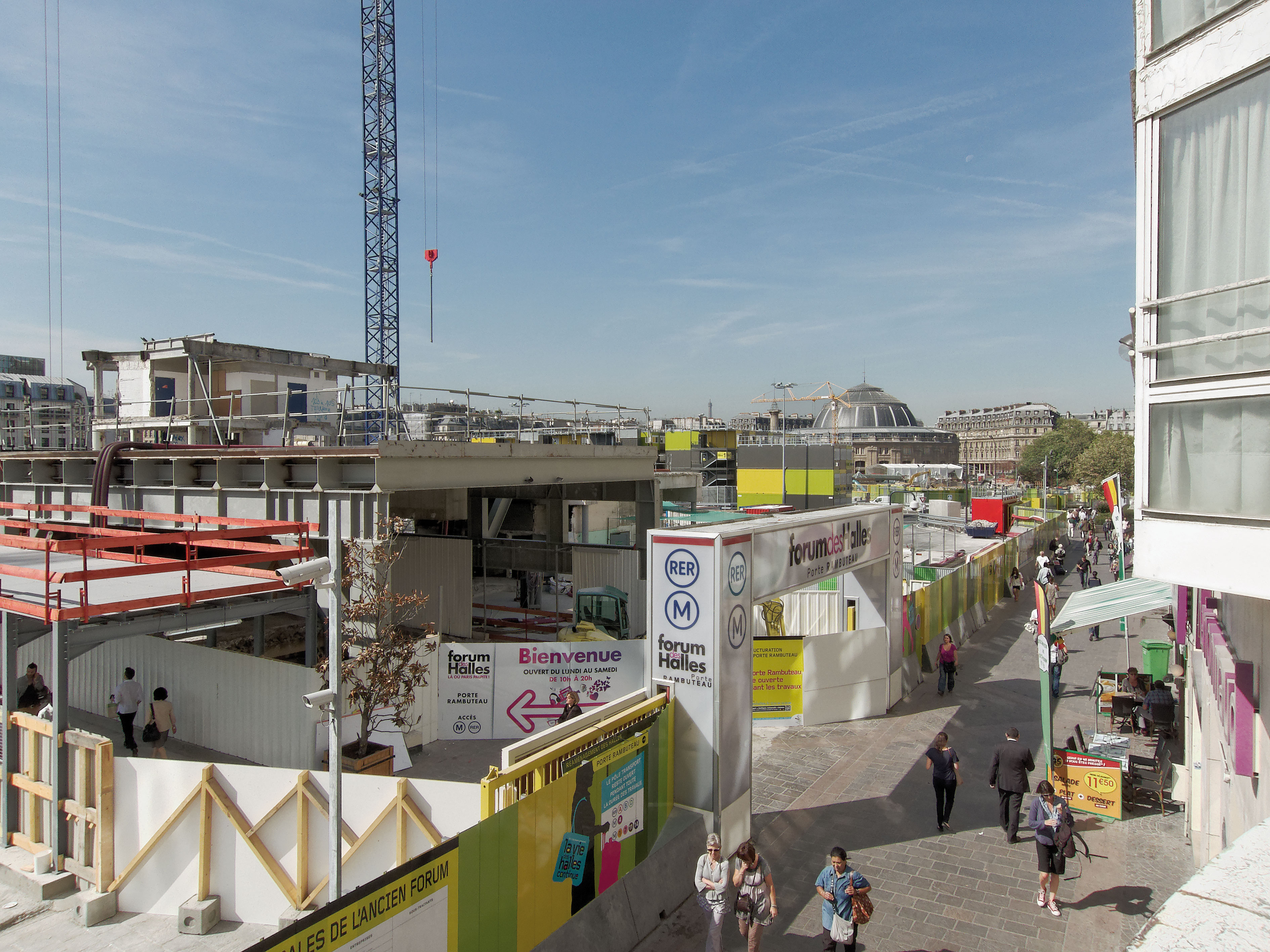 Vue du chantier
