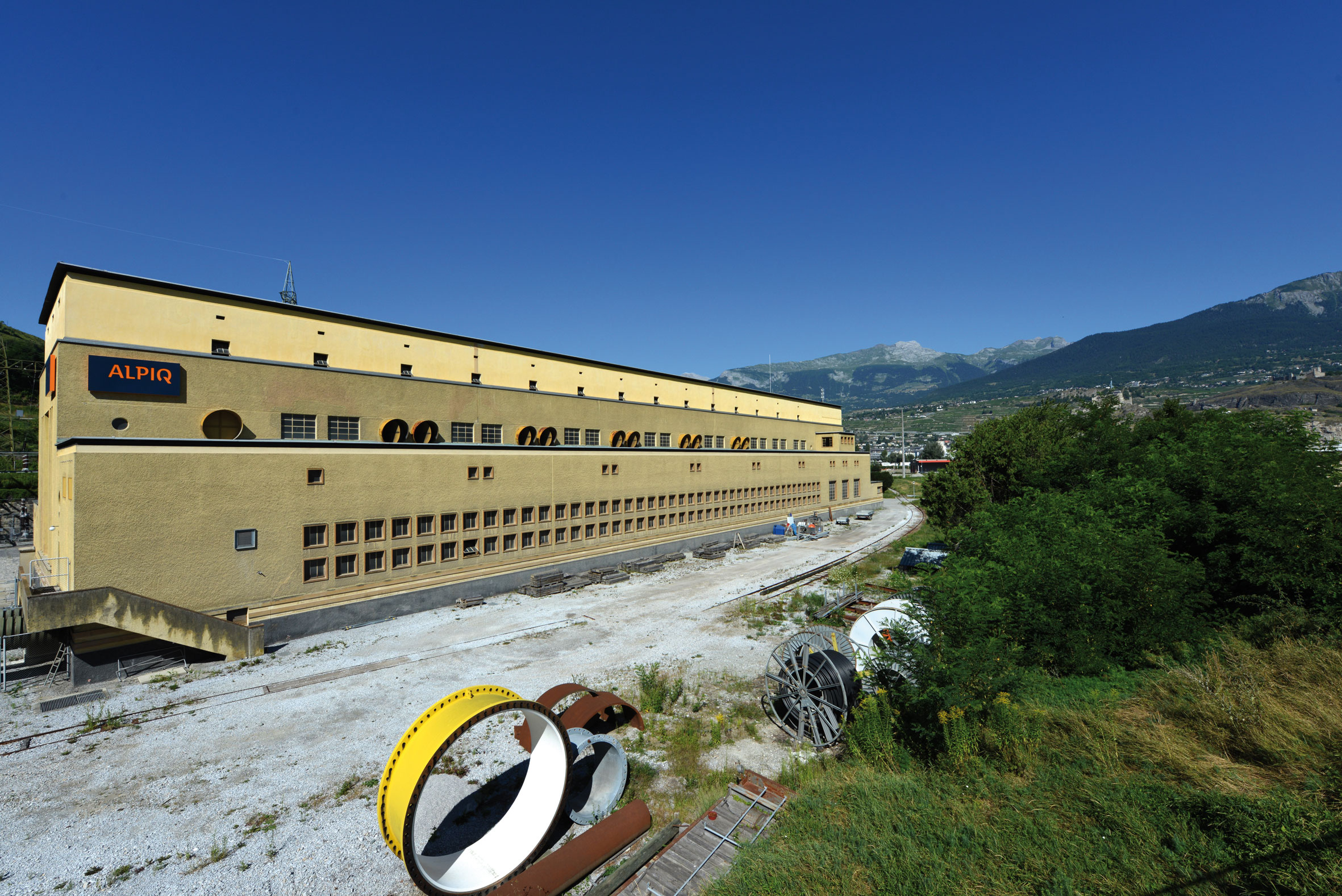 La centrale de Chandoline, réalisée par Daniele Buzzi en 1935