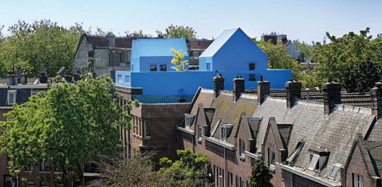 Didden Village. Prothèse d’habitation sur le toit d’un immeuble de Rotterdam