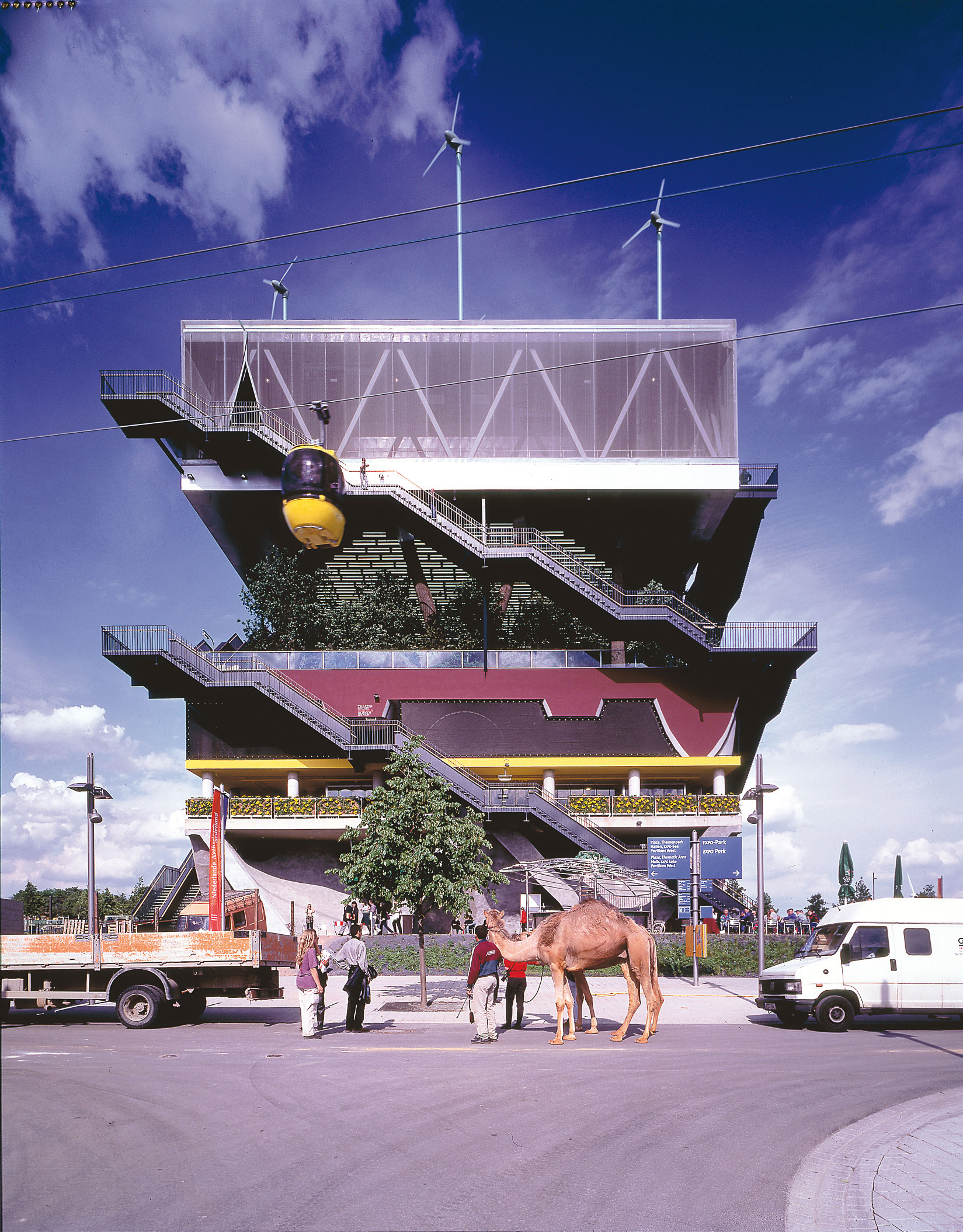 Le pavillon néerlandais de la Foire 2000 à Hanovre