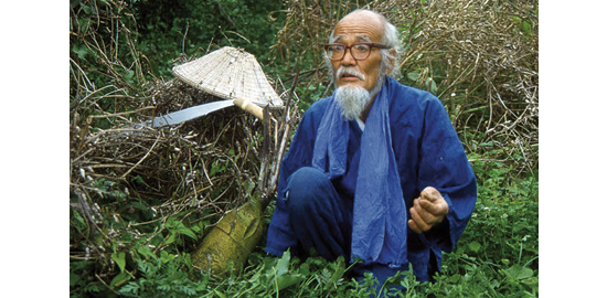 Masanobu Fukuoka, auteur de La révolution d’un seul brin de paille