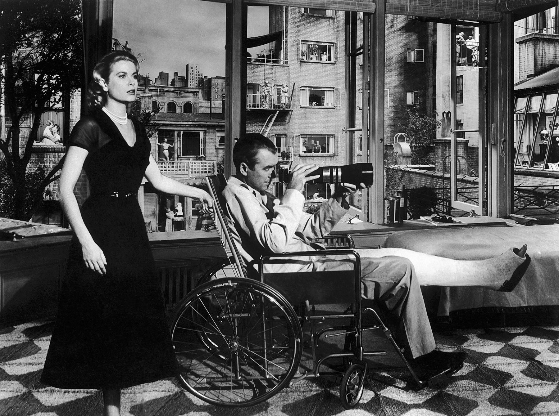Alfred Hitchcock, Fenêtre sur cour, 1954 (DR)