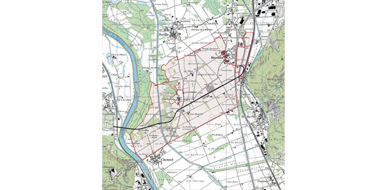 Emprise de la zone d’amélioration