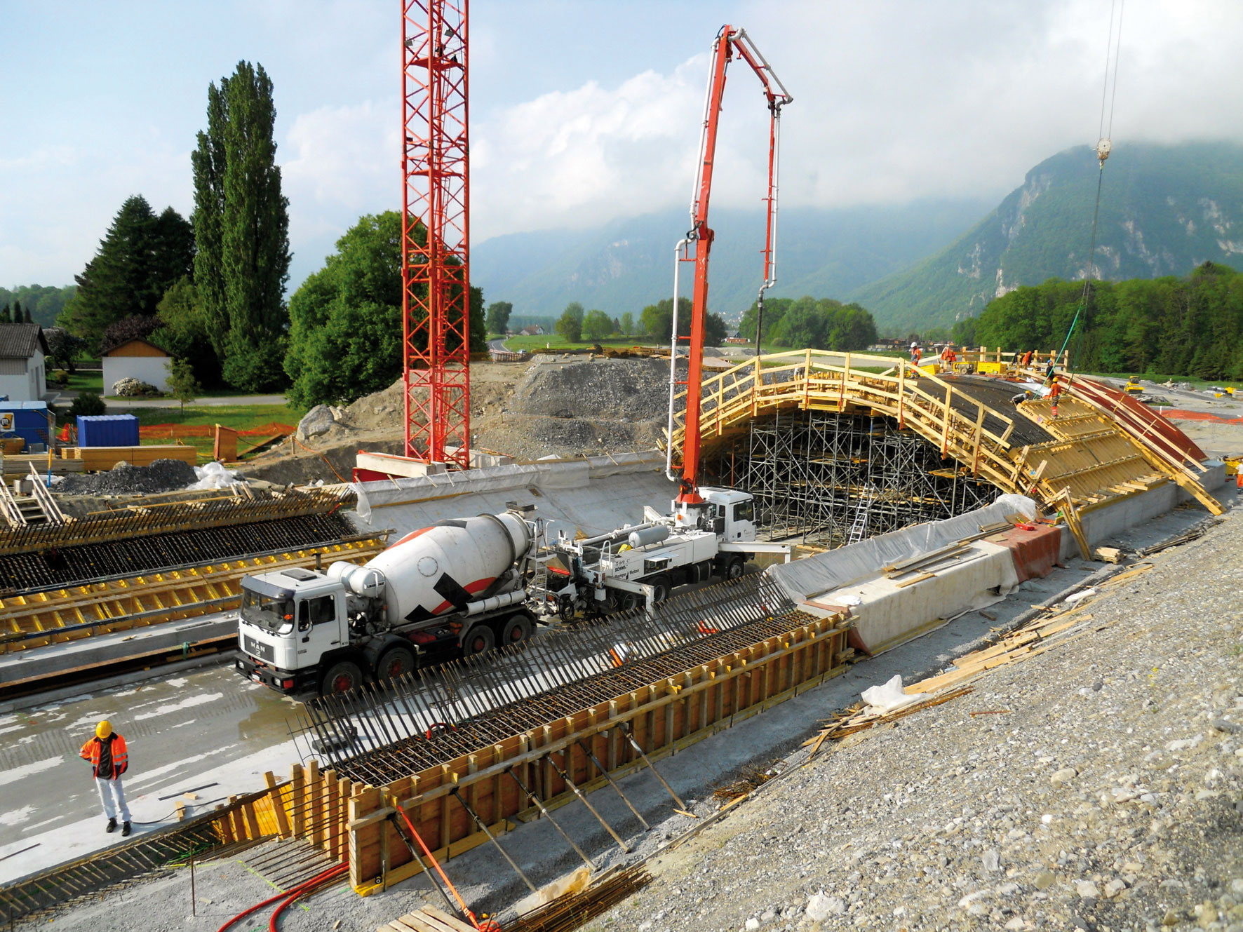 2 Bétonnage de la voûte