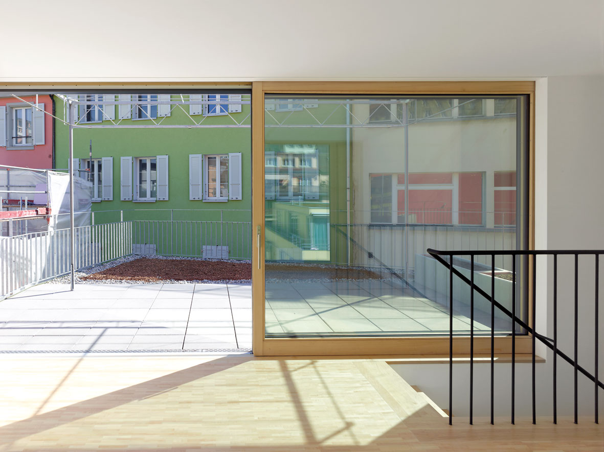 Vue sur le toit-terrasse
