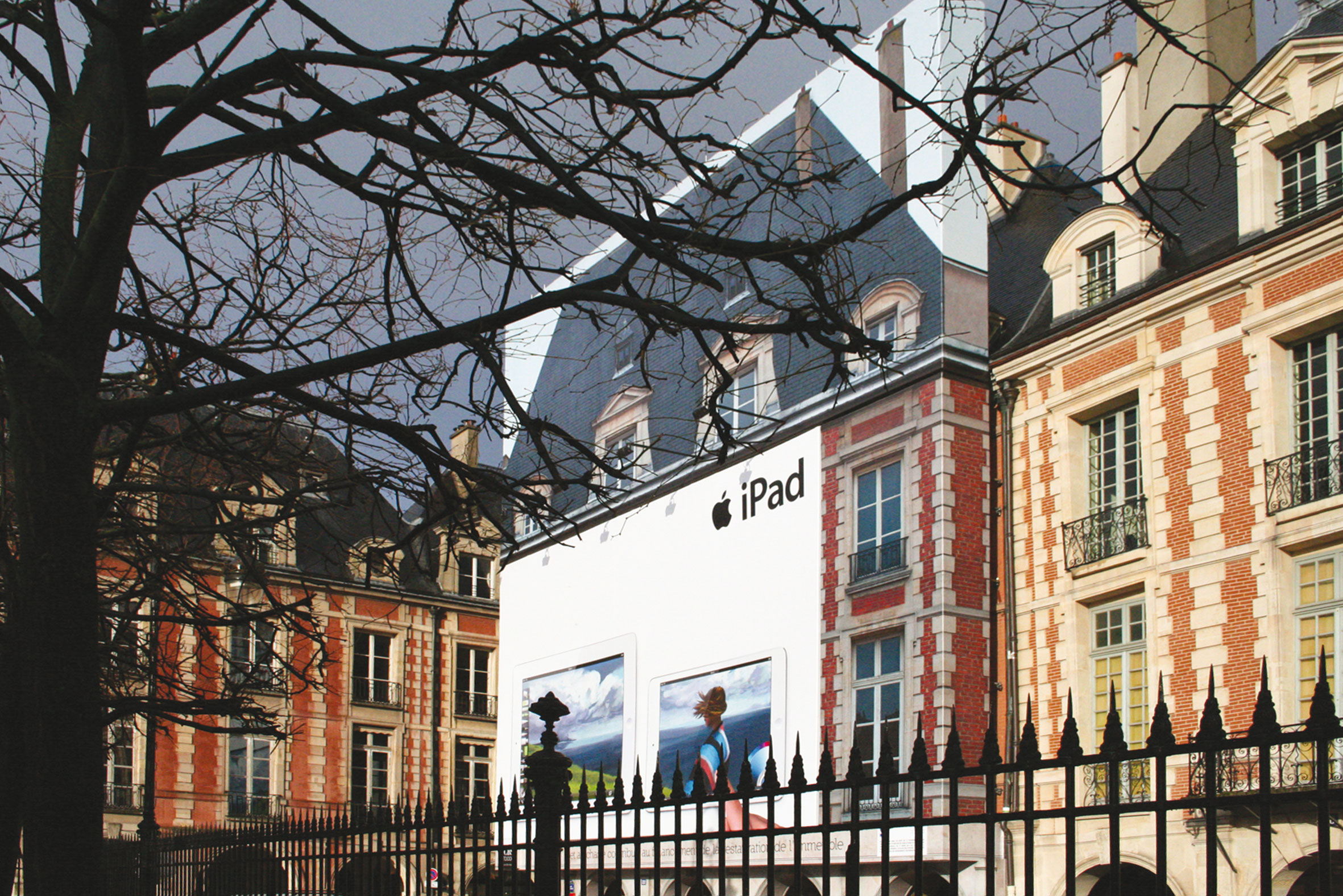 Intervention au 22 place des Vosges, mars 2013