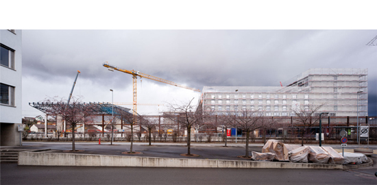 Vue panoramique du chantier