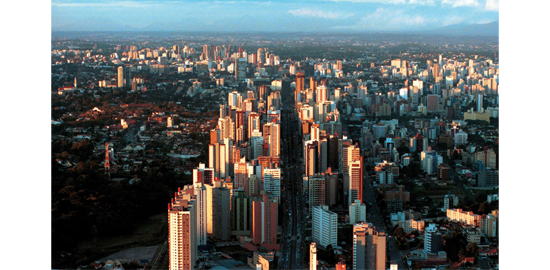 Panorama de Curitiba (� IPPUC)