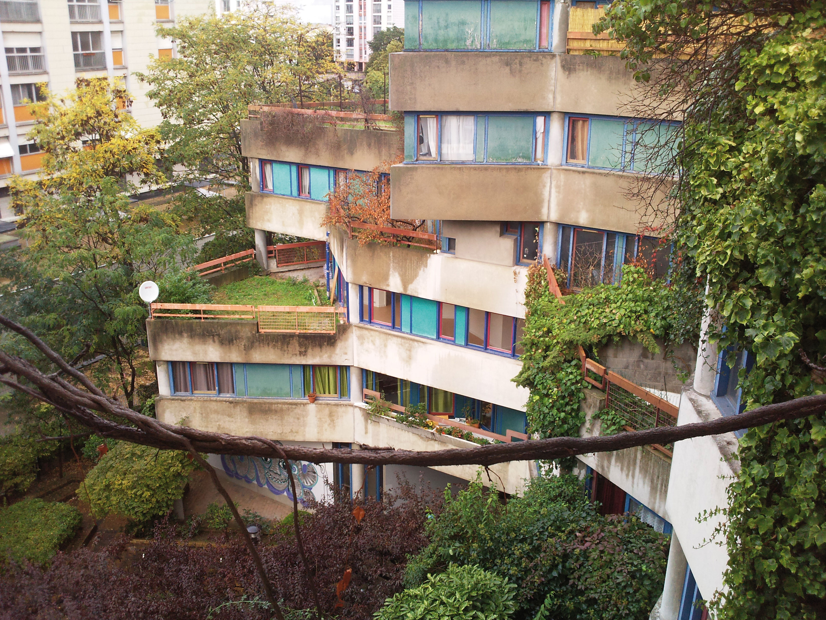 Vue depuis l'appartement de Renée Gailhoustet