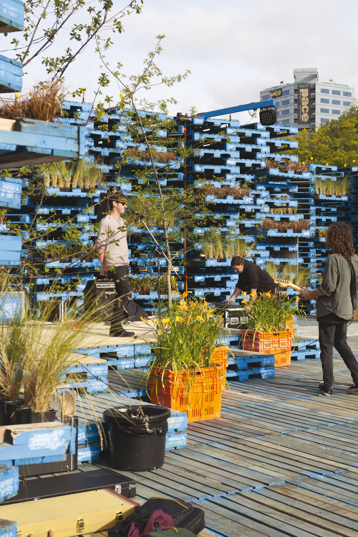 Le Pallet Pavilion, lieu de rencontre et de concert