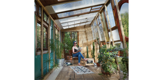 Intérieur du pavillon