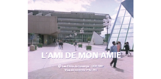 Image tirée du film "L’ami de mon amie", réalisé par Eric Rohmer en 1987