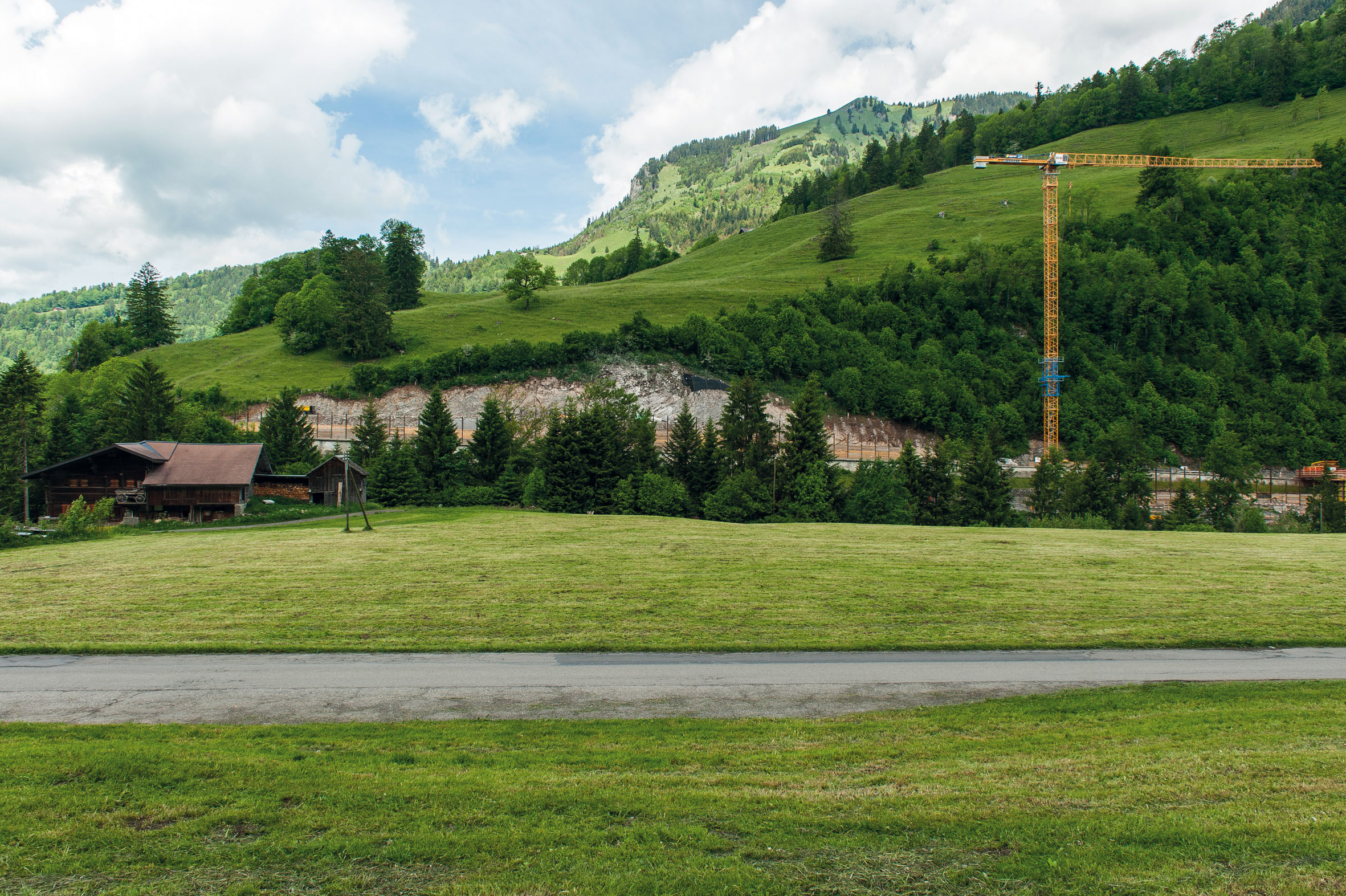 Talus en rocher