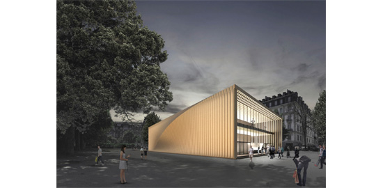 Pavillon de la danse, image de synthèse