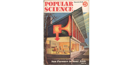 Couverture du numéro de mars 1949 du magazine Popular Science