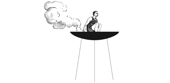 Graphiste indépendant, professeur en design graphique à l’Ecole supérieure d’art de Cambrai, Bruno Souêtre intervient essentiellement dans le secteur culturel. Ses illustrations accompagneront pour un certain temps les voyages d’Eugène. (Illustration: Bruno Souêtre)