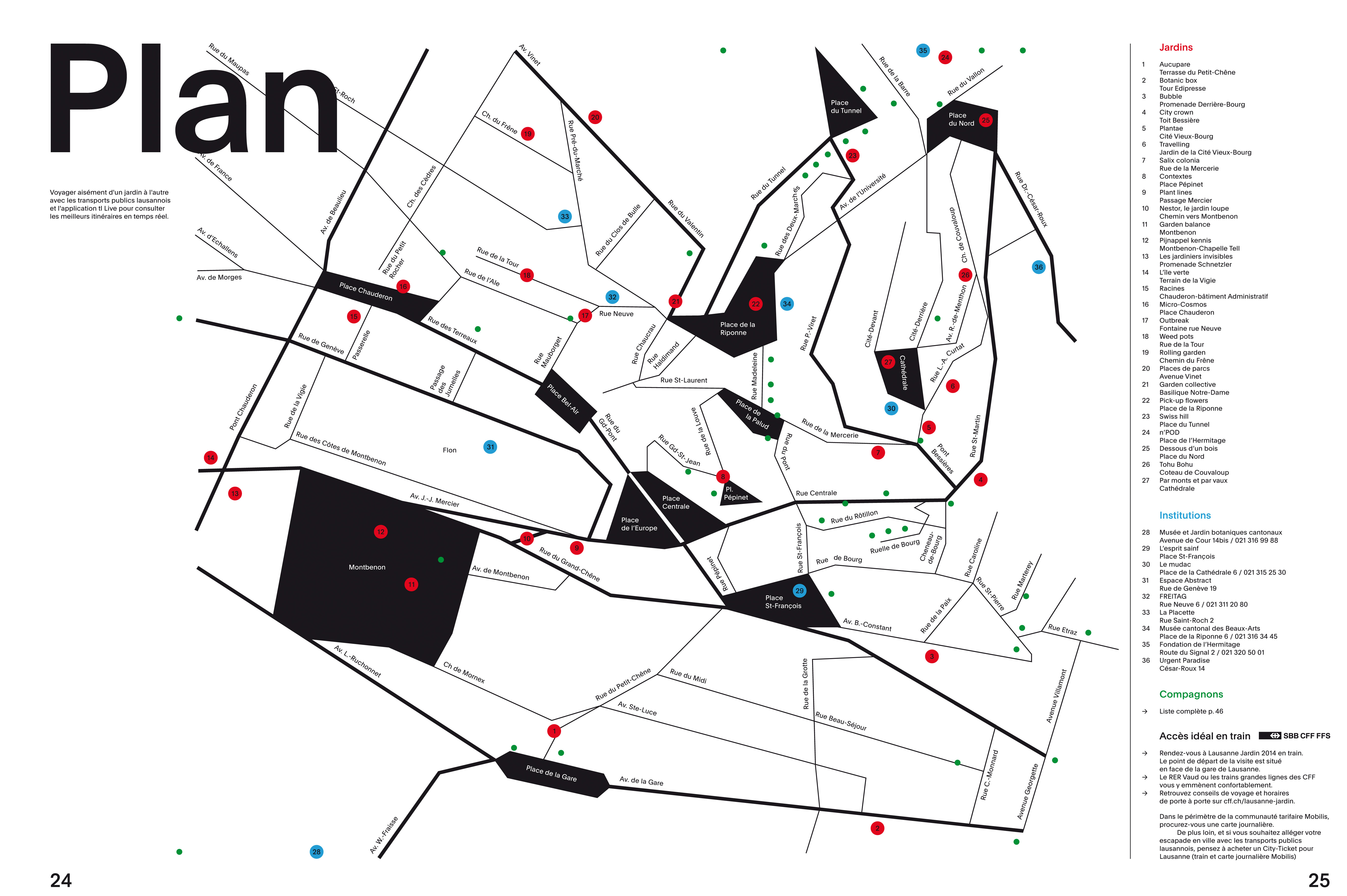 Plan du parcours