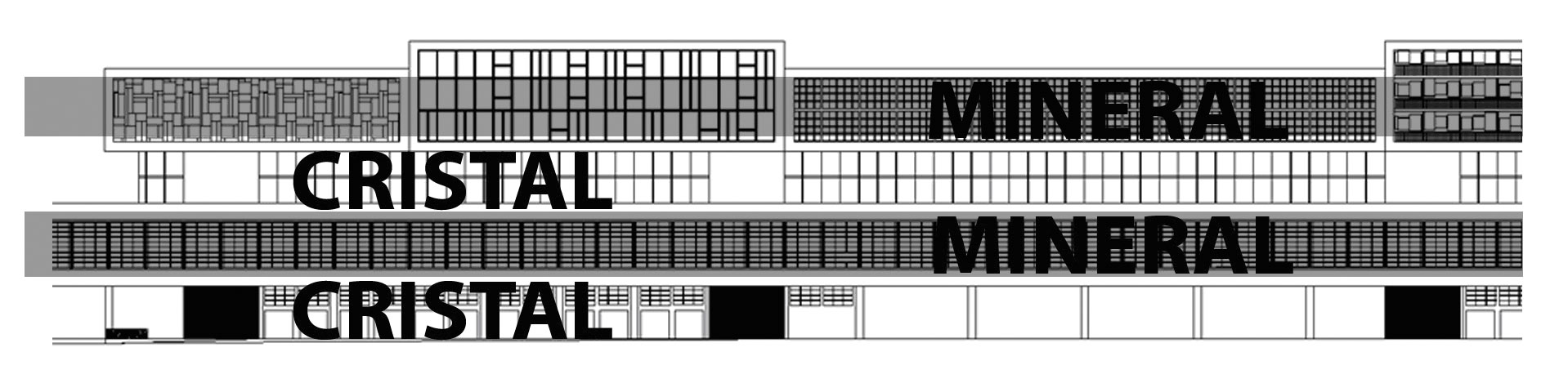 Schéma de principe de la façade nord
