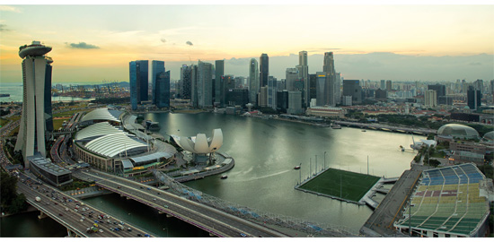 Marina bay, Singapore (� Chen Siyuan)