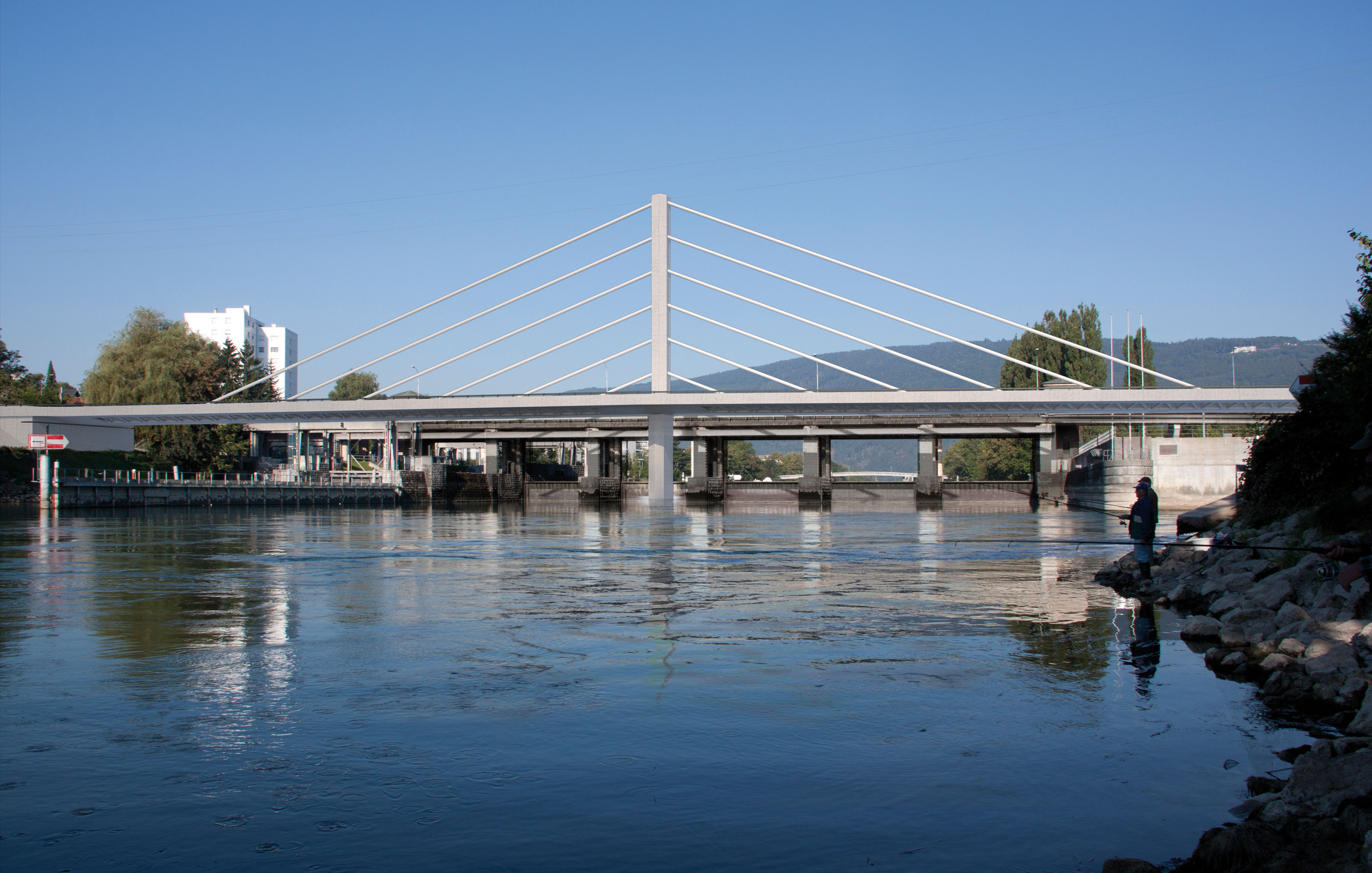 Projet lauréat: Sägubrügg, INGPHI SA, Lausanne?; Nunatak Architectes Sàrl, Fully?; Weber &amp; Brönniman AG, Berne