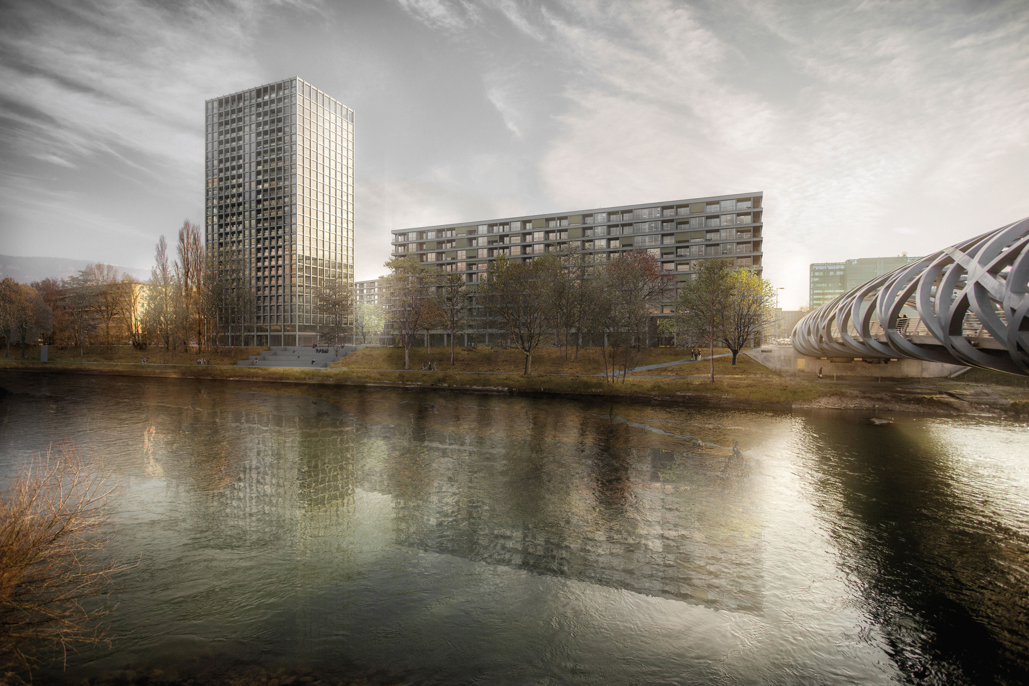 Vue depuis l'Arve