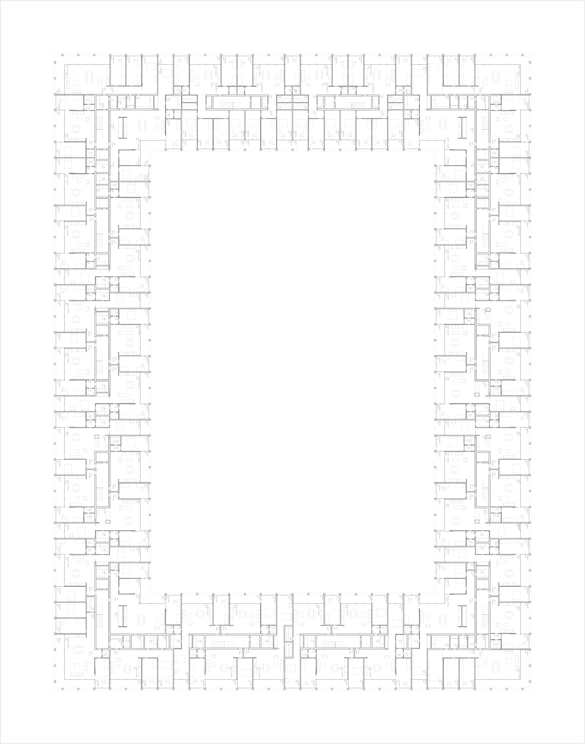 Plan d'étage type