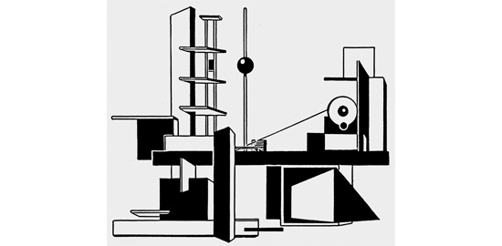 Enrico Prampolini, Théâtre magnétique, 1925