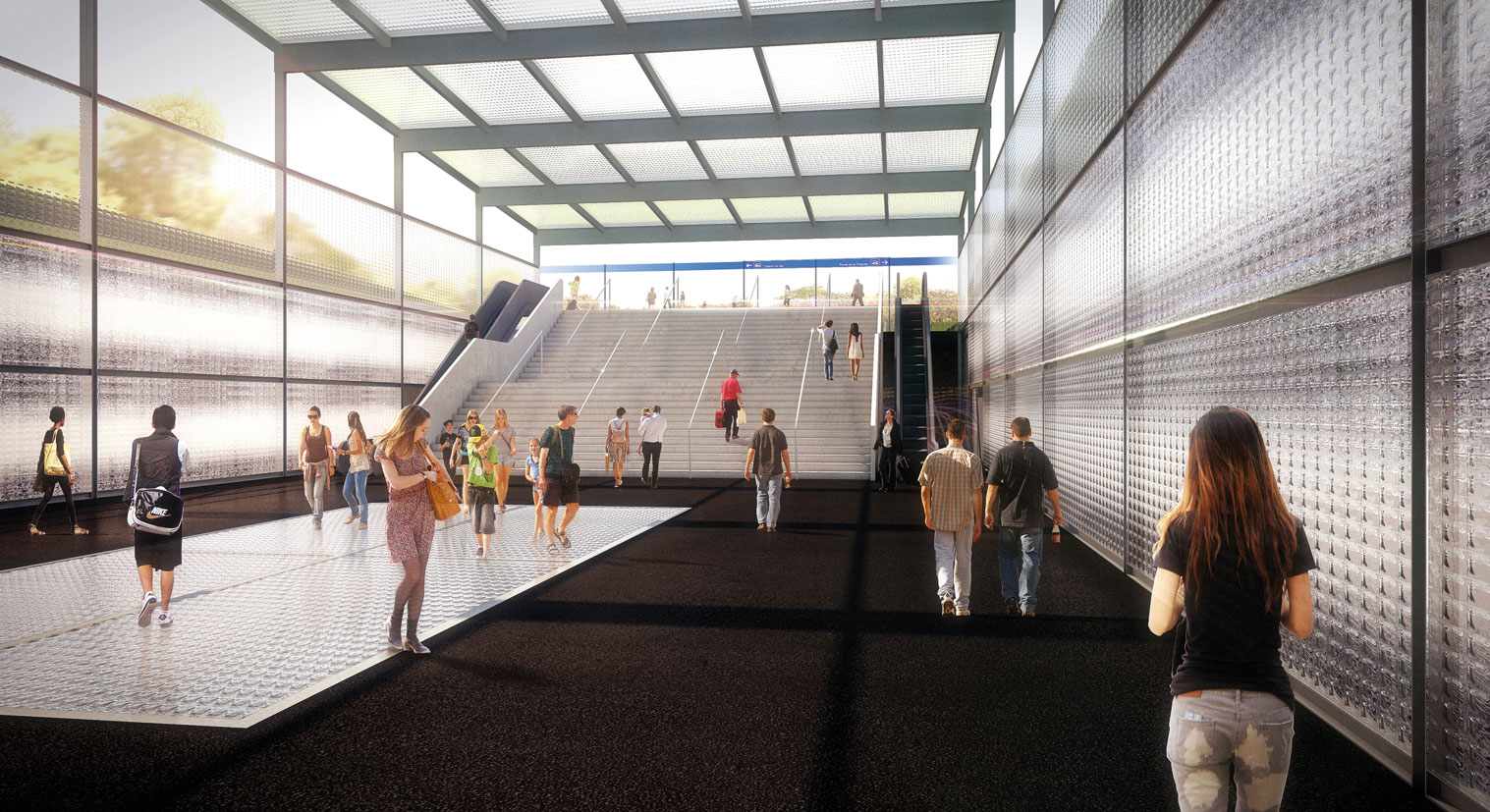 Gare de Carouge-Bachet (Ateliers Jean Nouvel, Etat de Genève)