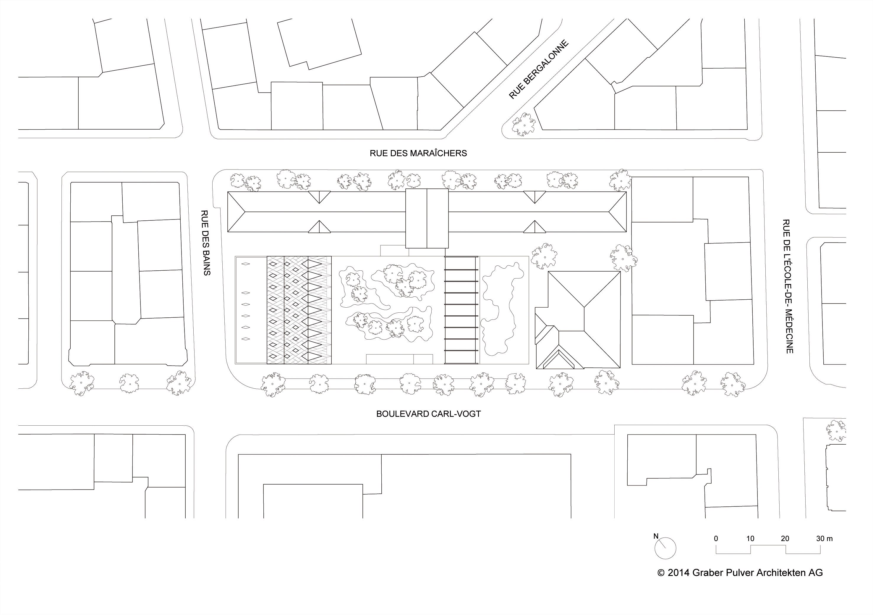 Plan de situation (Document Graber Pulver Architekten)